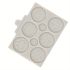 Forme din silicon pentru monede comestibile