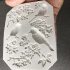 Formă fondant din silicon pentru păsări și ramuri înflorite