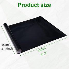 Fundal Negru pentru Acvariu Ușor de Instalatat