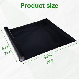 Fundal Negru pentru Acvariu Ușor de Instalatat