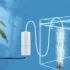 Mini pompă de aer pentru acvariu, portabilă, cu USB