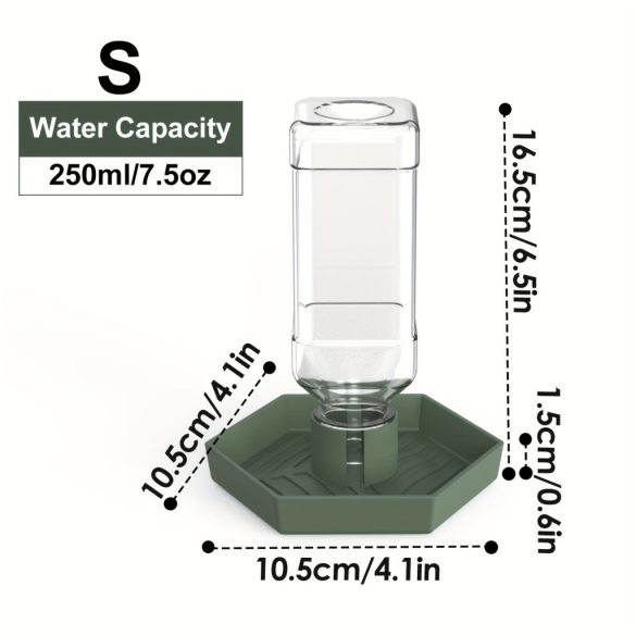 Distribuitor automat de apă, bol de băut pentru terarii pentru șopârle, țestoase, melci, păianjeni, broaște, dragoni cu barbă