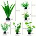 10 buc Accesorii acvariu Plante verzi
