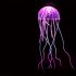 Decorațiune acvariu meduză, decorațiune meduză din silicon fluorescentă iluminată