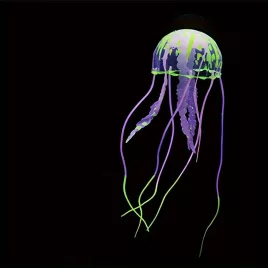   Decorațiune acvariu meduză, decorațiune meduză din silicon fluorescentă iluminată