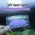Card de test pentru indicator de lumină UV pentru reptile