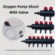 Pompa de oxigen pentru acvariu cu supapă de deviere