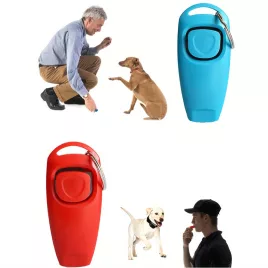   Set 2-în-1 fluier și clicker pentru dresajul animalelor de companie