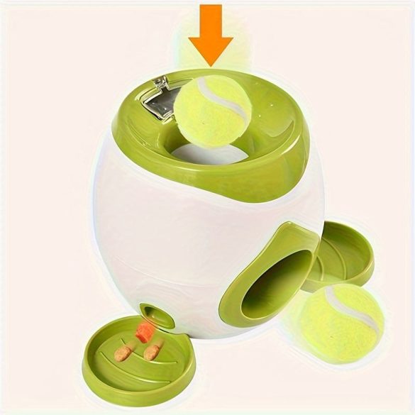 Distribuitor interactiv de mingi de tenis pentru câini
