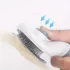 Perie depilatoare ușor de curățat cu buton antiderapant și corp de ace reglabil la 60°
