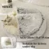 Pat de Pluș Rotund cu Glugă pentru Animale de Companie