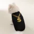 Îmbrăcăminte adorabilă de vară pentru animale de companie: Vestă cu model de lanț auriu pentru pisici și câini de talie mică