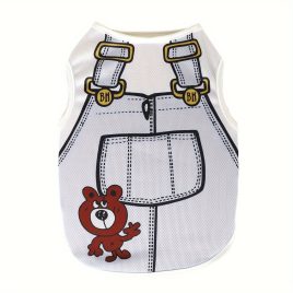   Vestă de Vară pentru Câini, Design cu Plasă Respirabilă, pentru Câini Mici și Mijlocii