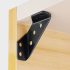 set de console colțar din oțel inoxidabil, console triunghiulare multifuncționale pentru structuri din lemn și metal