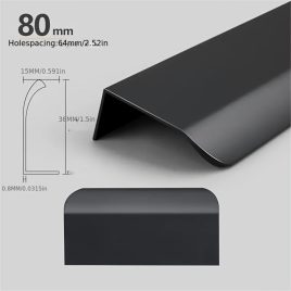 Mânere din Aluminiu Ușor de Montat pentru Dulapuri