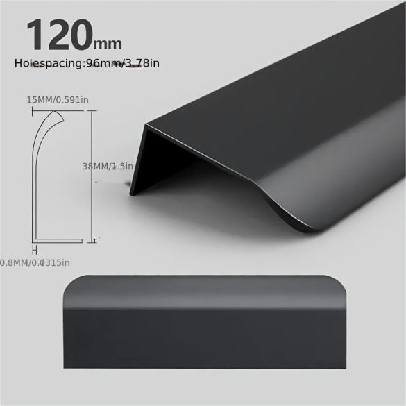 Mânere din Aluminiu Ușor de Montat pentru Dulapuri