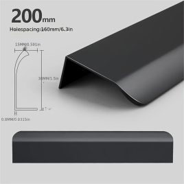 Mânere din Aluminiu Ușor de Montat pentru Dulapuri