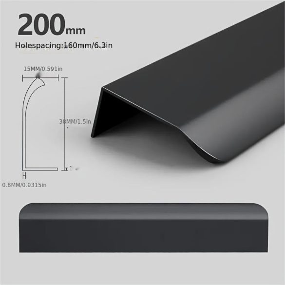 Mânere din Aluminiu Ușor de Montat pentru Dulapuri