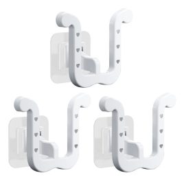 3 suporturi de papuci montate pe perete