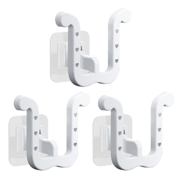 3 suporturi de papuci montate pe perete