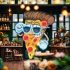 neon pentru pizza la modă