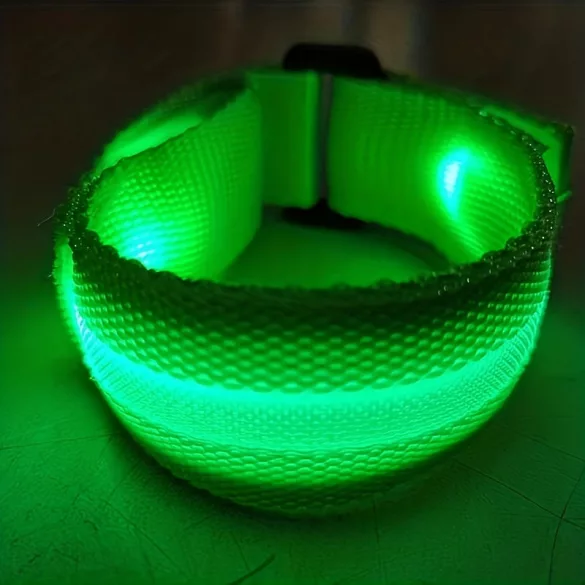 Bandă de braț cu LED pentru alergare