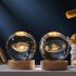 Lampă de masă modernă cu glob de cristal gravat 3D cu laser