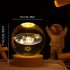 Lampă de masă modernă cu glob de cristal gravat 3D cu laser