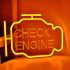 3D Semn Neon LED 'CHECK ENGINE' Curbat