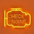 3D Semn Neon LED 'CHECK ENGINE' Curbat