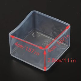   8 Bucăți Protecții Transparente pentru Picioare de Masă și Scaun