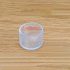 8pcs Transparent masă și scaune Footrests