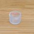 8pcs Transparent masă și scaune Footrests
