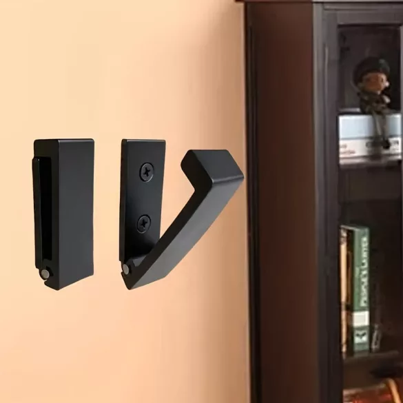1 buc Cârlig de Perete din Aluminiu, Rezistent și Rabatabil