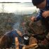 1 Buc Tub Suflantă de Foc din Oțel Inoxidabil, Baston Suflant Retractabil pentru Camping în Aer Liber