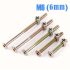 Set de 10 șuruburi și piulițe pentru mobilă M6 de 6mm