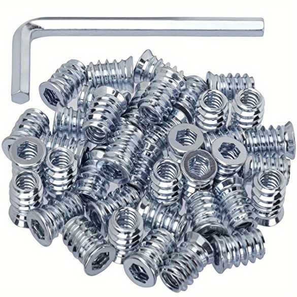 50 buc. Piuliță cu filet, M6*13mm (1 buc. cheie imbus)