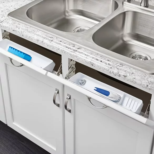 2 buc, Balamale la 45 de grade pentru Tăvi Tip-out la Chiuvetă, pentru Chiuvetă de Bucătărie