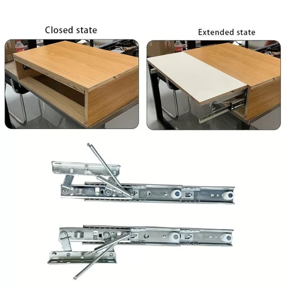 Mecanism de ridicare a mesei pliabil și extensibil