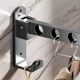   Organizator de haine montat pe perete, economisitor de spațiu