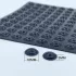 100 opritoare de coliziune din silicon negru