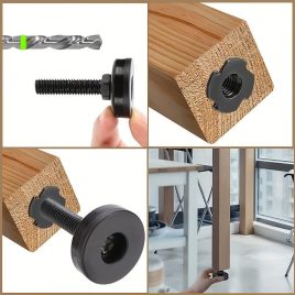 4 nivelatoare reglabile, greutate mare