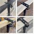 Set 272,16 KG Picioare Reglabile pentru Cadru de Pat din Metal, Picioare Grele pentru Bandă Centrală
