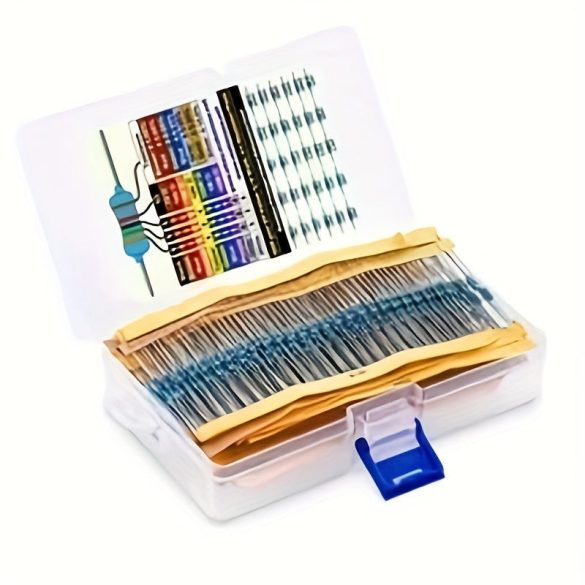 Set Rezistențe Strat Metalic 1/4W, 600 Bucăți