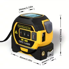   1 bandă de măsurare cu laser, 3 în 1 bandă de măsurare digitală