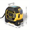 5 m bandă de oțel + 60 m rază de acțiune laser