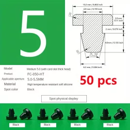 Cap de dop din silicon rezistent la temperaturi înalte