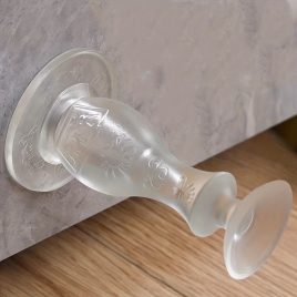   2 bucăți opritor de ușă din silicon fără perforare, protecție împotriva coliziunii