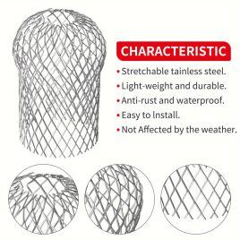 4 bucăți Protecție pentru Jgheab din Aluminiu