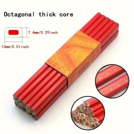 10 Bucăți Creion de Tâmplar